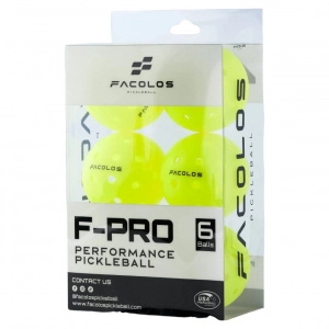 Bóng Pickleball Facolos F-Pro Performance Xanh (Hộp 6 quả)