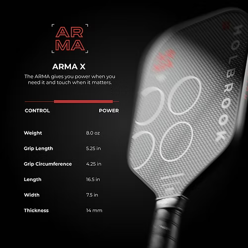 Vợt Pickleball HOLBROOK Arma: Metallic X