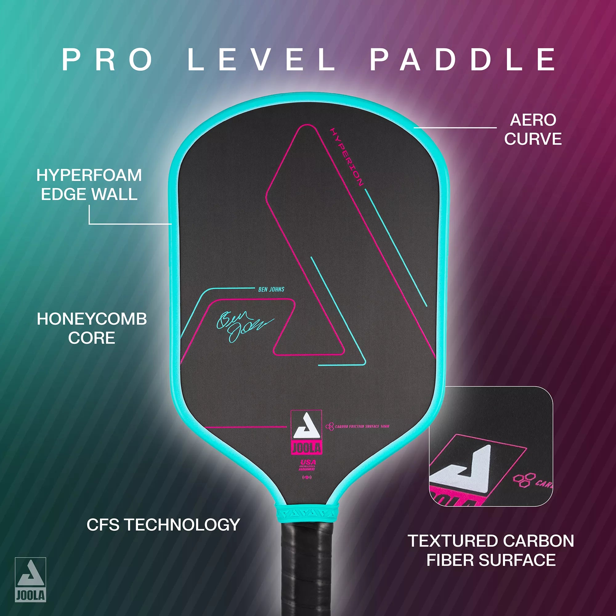Vợt Pickleball Joola Vice Hyperion CFS 16mm