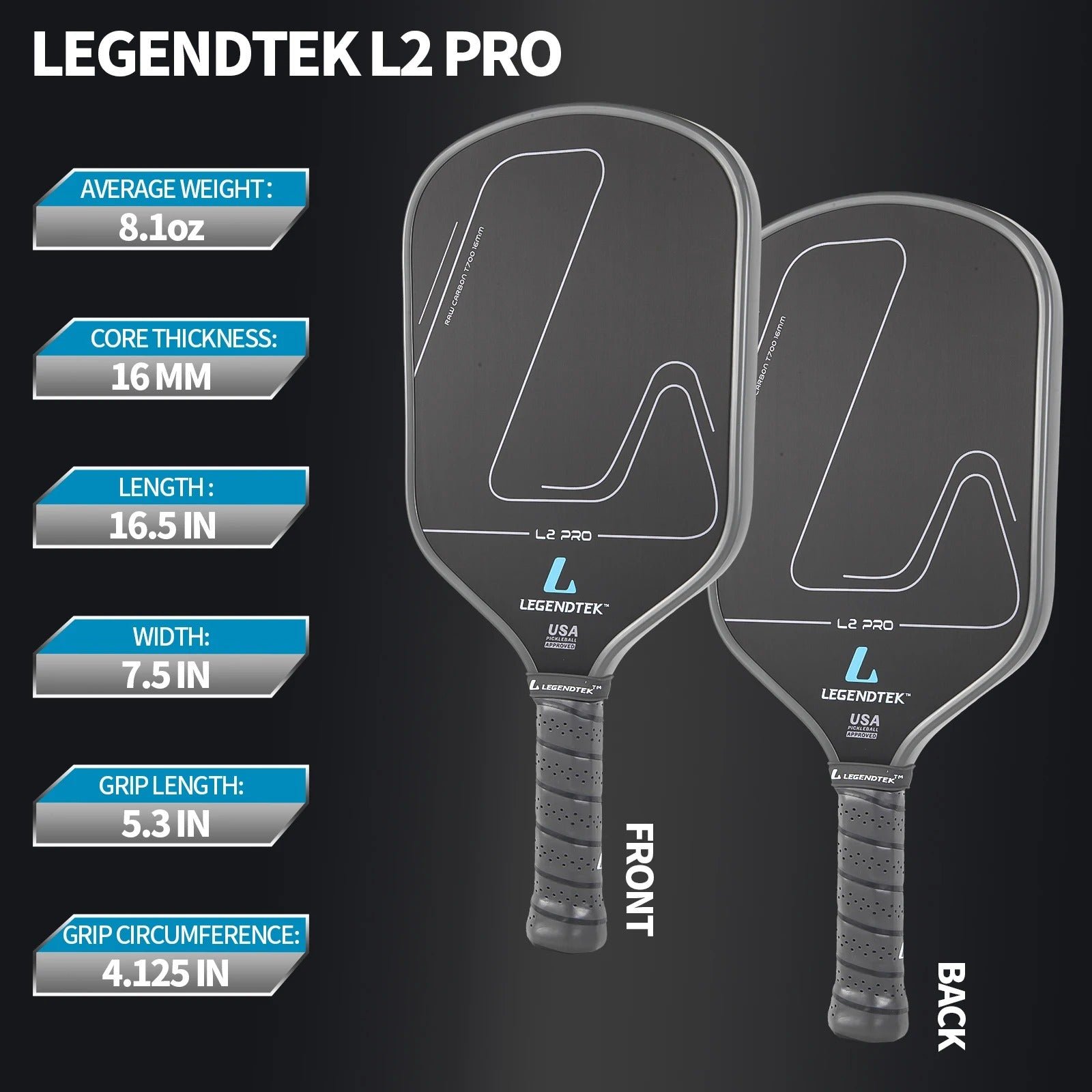 Vợt Pickleball LEGENDTEK L2 Pro
