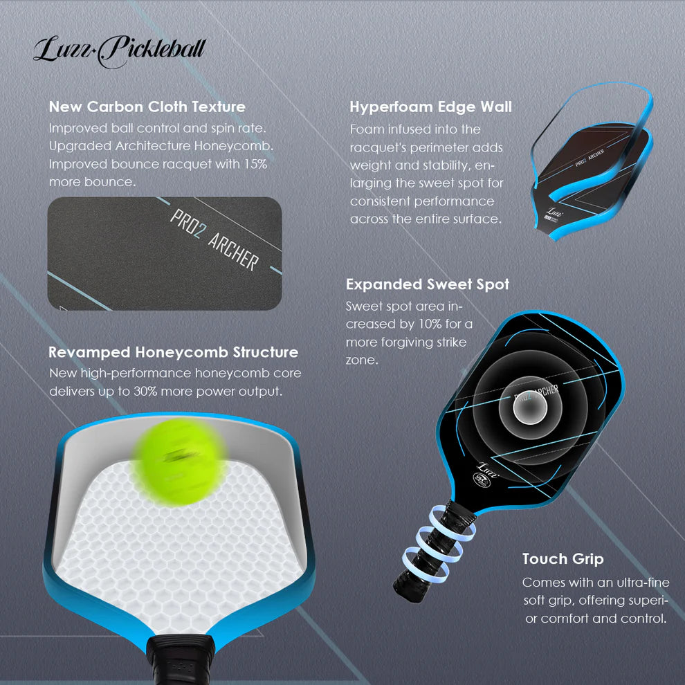 Vợt Pickleball Luzz Pro 2.0 Archer