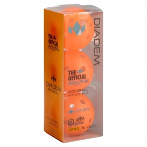 Bóng Pickleball Diadem Official Pickleball Indoor Ball (Hộp 3 Quả)