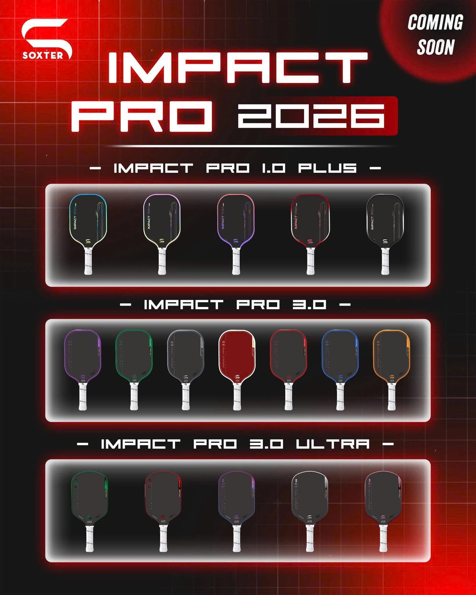 Vợt Pickleball Soxter Impact Pro 3.0