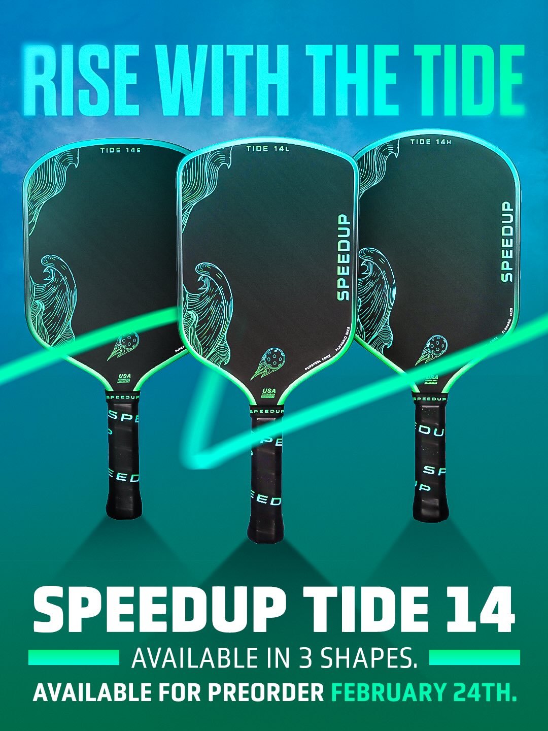 Vợt Pickleball Speedup Tide