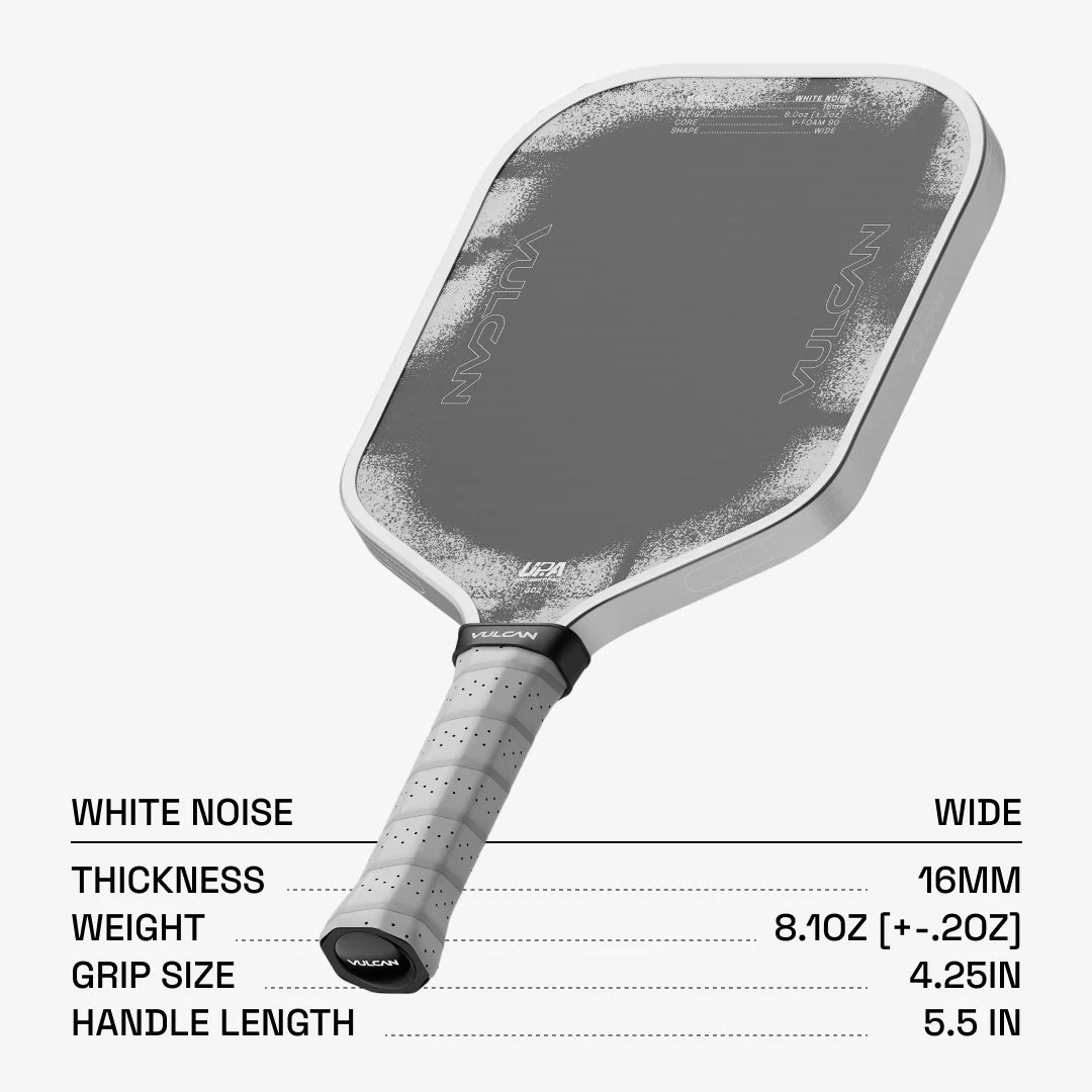 Vợt Pickleball Vulcan Chapter 01 White Noise | Widebody